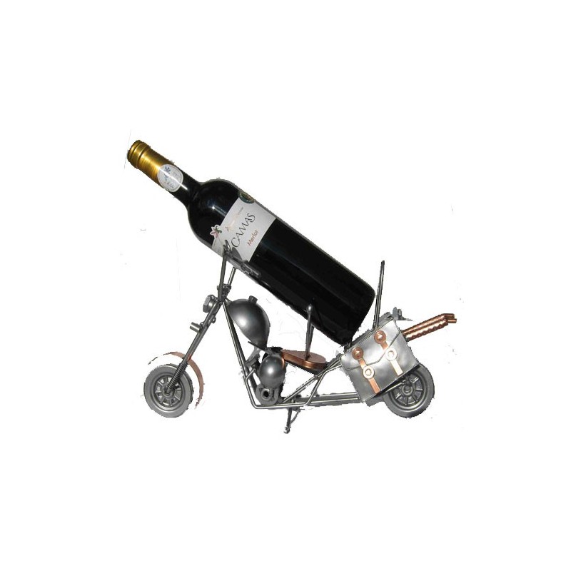 Porte bouteille de vin moto - Saveur Vin