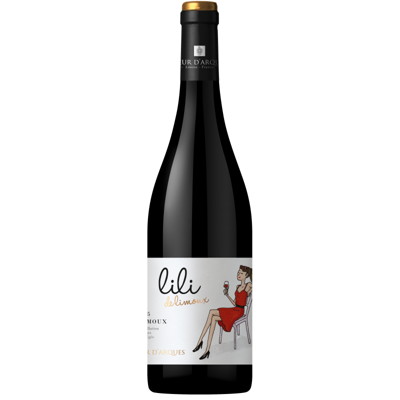 LILI de Limoux vin rouge 2015 - Sieur d'Arques Vin Occitanie LILI de Limoux vin rouge 2015 - Sieur d'Arques Vin Occitanie