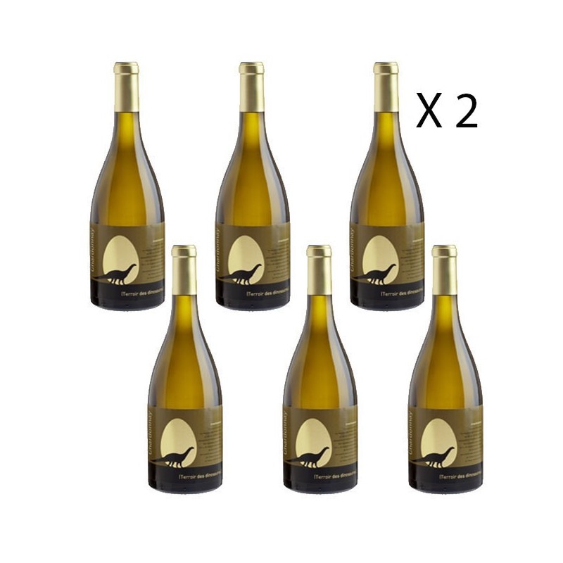 Chardonnay Terroirs des dinosaures - Chardonnay - Lot de 12 bouteilles Anne de joyeuse