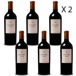 12 Bouteilles de vin rouge la Butinière - Fût de chêne Anne de joyeuse Vin Occitanie Lot de 12 bouteilles en promotion.