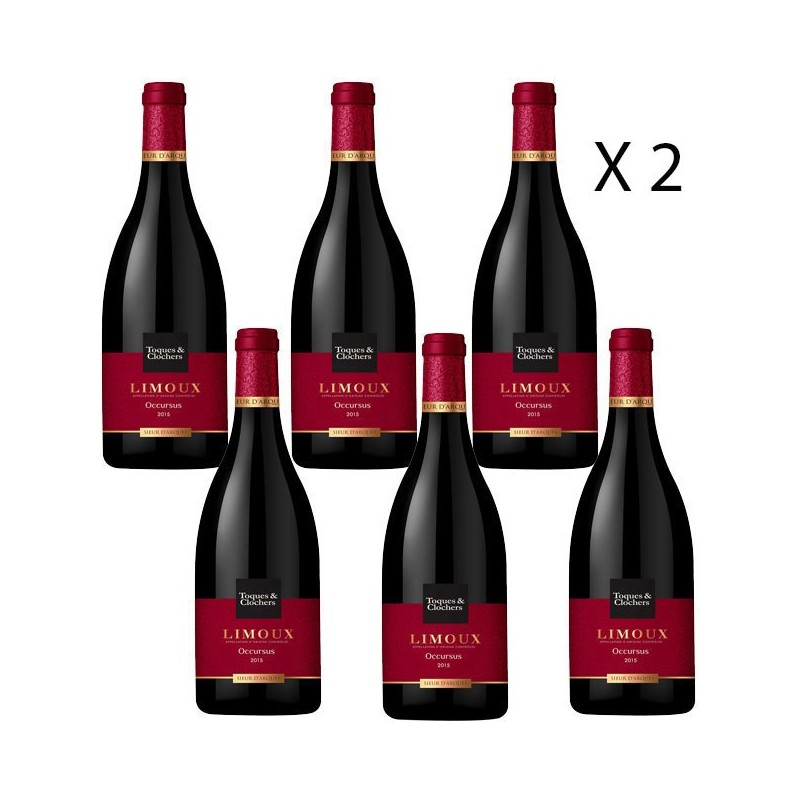 OCCURSUS Vin rouge 2016 - Vin Occitanie Lot de 12 bouteilles OCCURSUS Vin rouge 2016 - Vin Occitanie Lot de 12 bouteilles