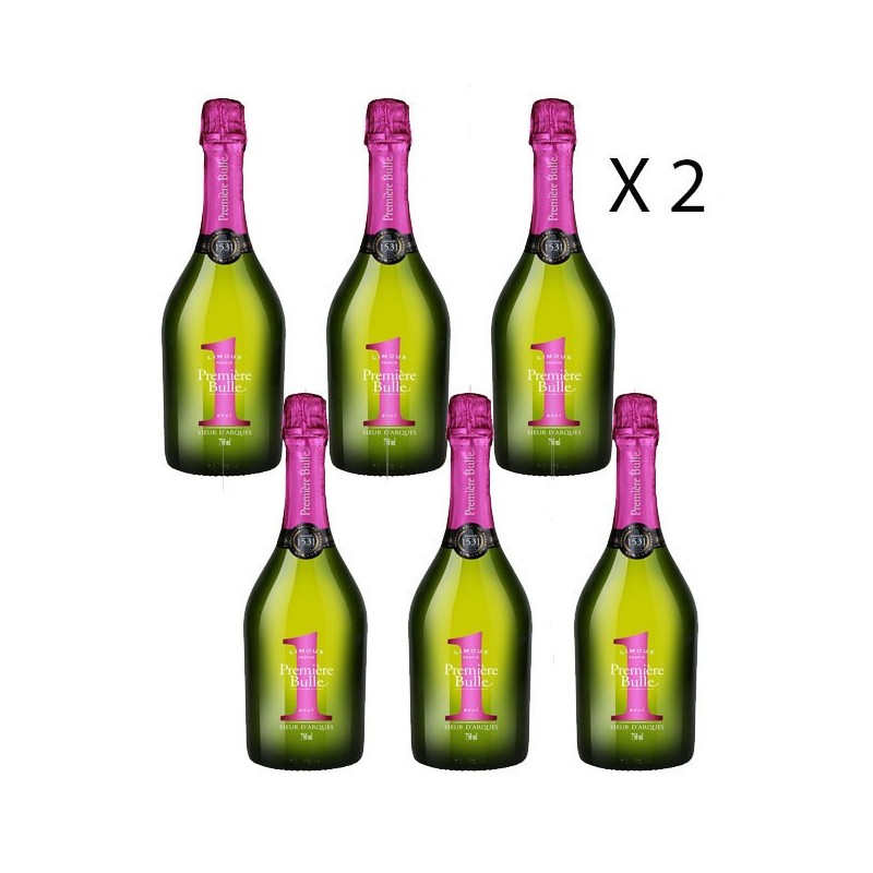 Blanquette Brut première Bulle - Lot de 12 bouteilles vin occitanie