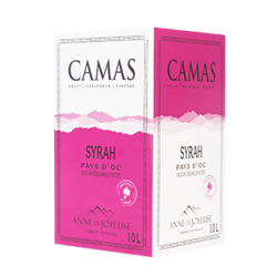 Camas Syrah Rosé 5 L Cubitainer, BIB ou Bag in box Vin Occitanie