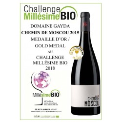 Bouteille de vin Chemin de Moscou Domaine Gayda