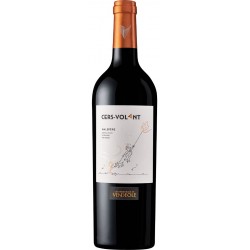 Bouteille de vin rouge Cers Volant, AOP Malepère, cave Vendéole