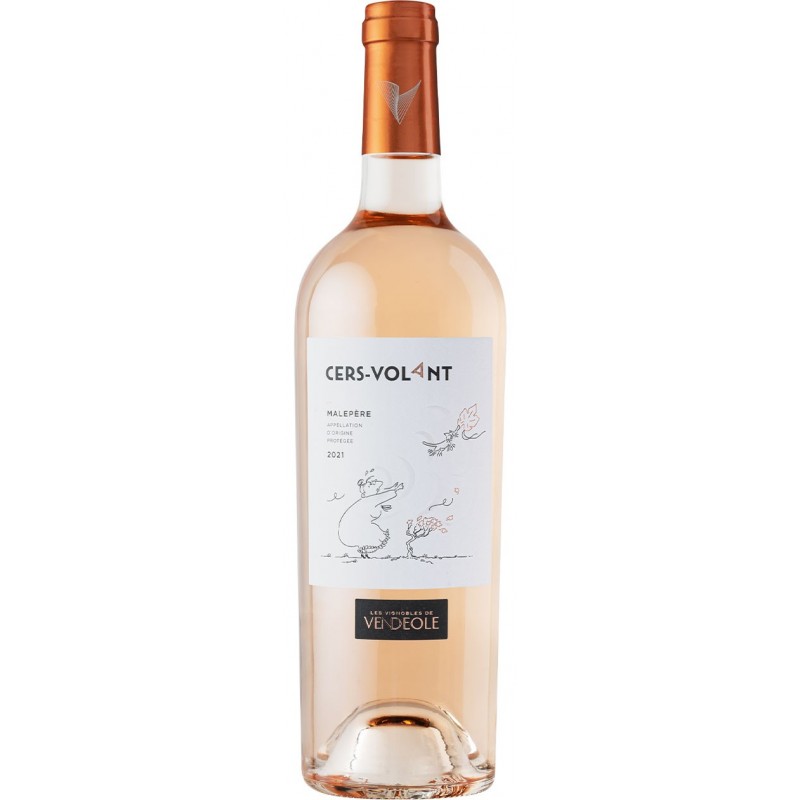 Cers Volant - rosé Malepère vendéole vin Occitanie