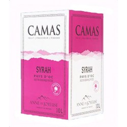 Cubi de vin Camas Syrah Rosé 10 L Cubitainer, BIB ou Bag in box Vin Occitanie