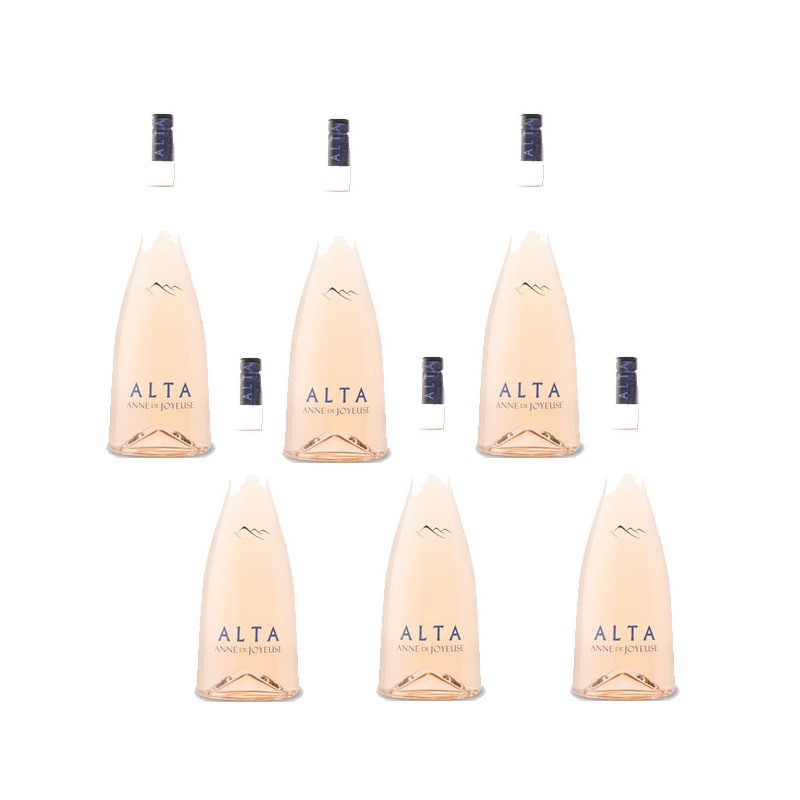 Bouteille de vin rosé Anne de joyeuse ALTA - Vin Occitanie. Bouteille de vin rosé Anne de joyeuse ALTA - Vin Occitanie.