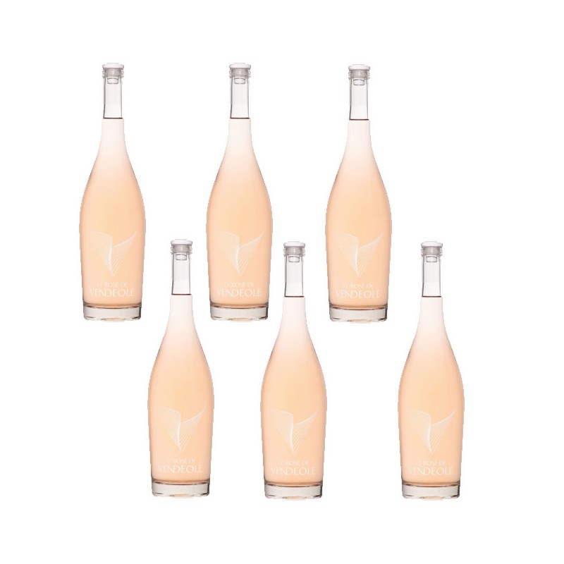 Bouteille de vin rosé Le Rosé de Vendéole - Vin Occitanie.