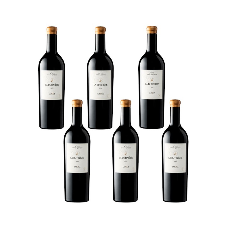 Bouteille de vin rouge la Butinière Fût de chêne - Anne de joyeuse Vin Occitanie Bouteille de vin rouge la Butinière Fût de chêne - Anne de joyeuse Vin Occitanie
