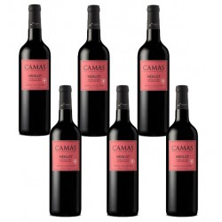Bouteille de vin rouge Camas Merlot -  Vin Occitanie