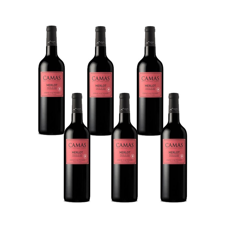 Bouteille de vin rouge Camas Merlot - Vin Occitanie Bouteille de vin rouge Camas Merlot - Vin Occitanie