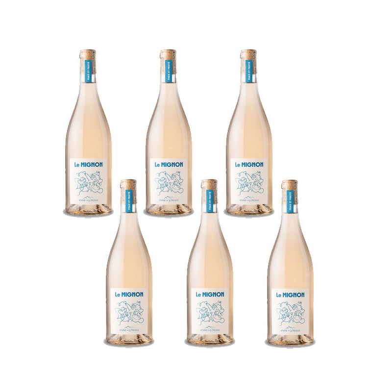 Bouteille de vin rosé le mignon - Vin Occitanie Bouteille de vin rosé le mignon - Vin Occitanie