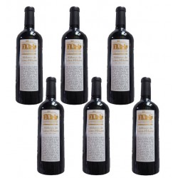 Six bouteilles de vin rouge Grande réserve St Hilaire rouge Anne de joyeuse