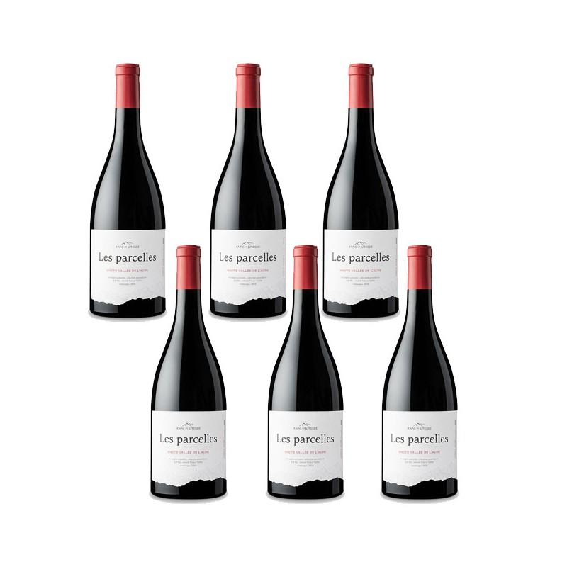 Bouteille de vin Les Parcelles vin rouge Pinot noir  Anne de Joyeuse