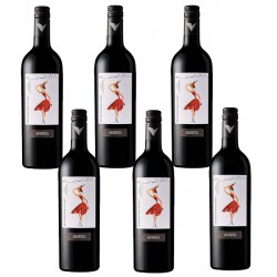 Bouteille les filles dans le vent merlot vendéole
