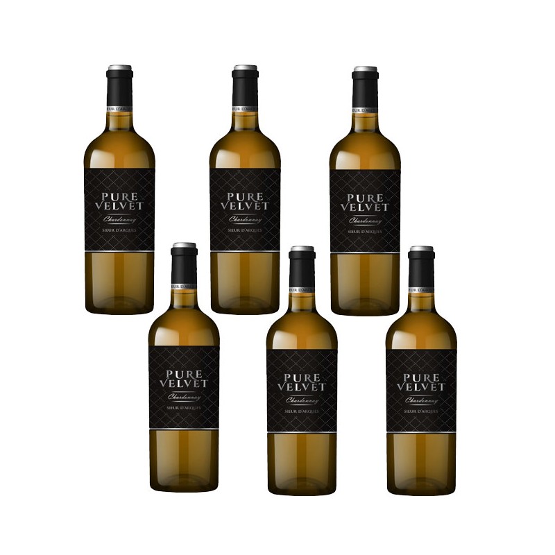 bouteille pure velvet chardonnay sieur d'arques.
