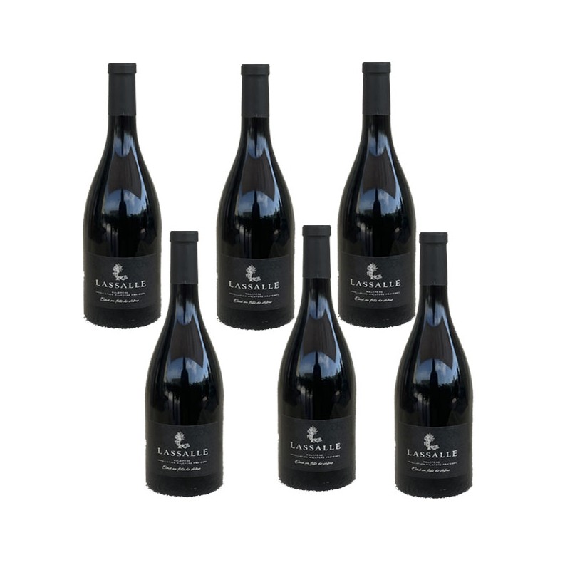 bouteille de rouge domaine Lassalle fut de chêne Anne de joyeuse bouteille de rouge domaine Lassalle fut de chêne Anne de joyeuse